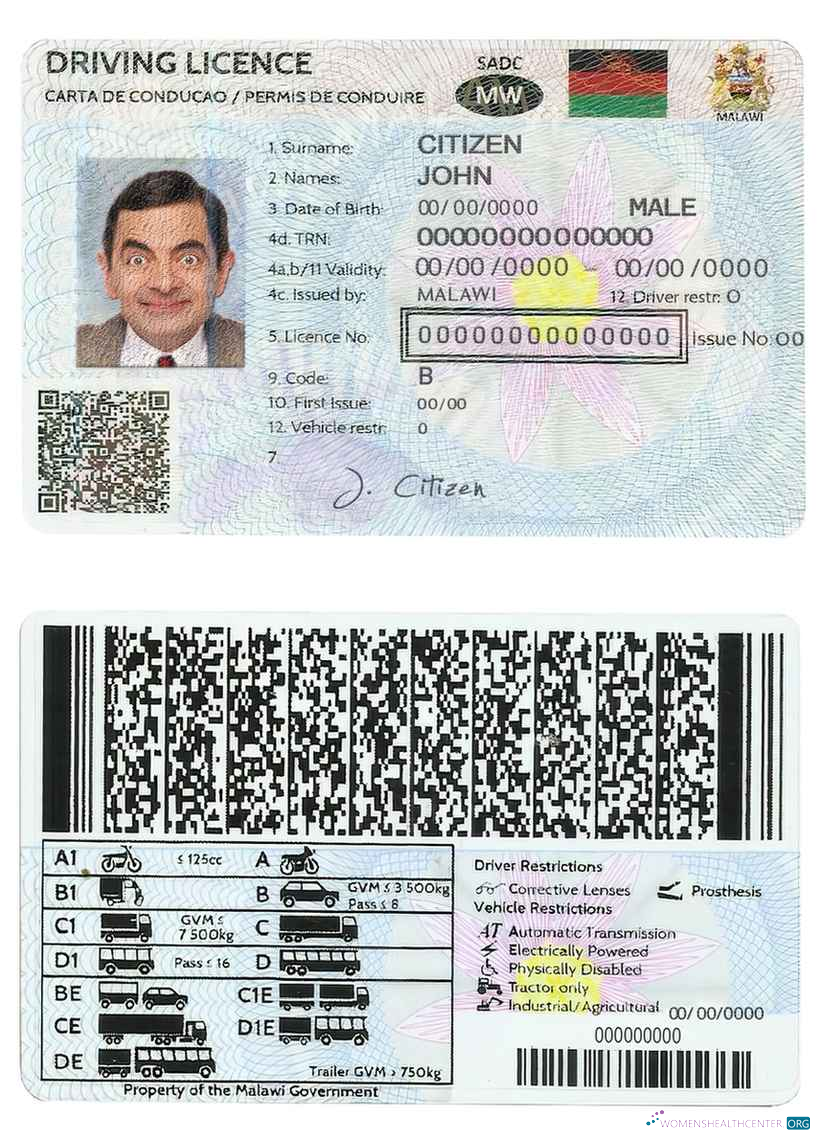 download Malawi driving license